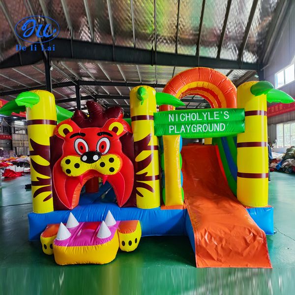Wholesale all-PVC wedding bodyguards, lion-themed bouncy castles, inflatable trampolines, trampoline houses, indoor and outdoor