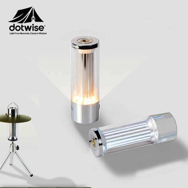 dotwise Portable Camping Lantern Multifunctional LED Camping Light Waterproof Outdoor Light Lantern with Magnetic Base Tripod M251201
