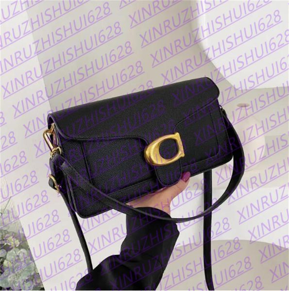 

2025 Women Fashion Bags Gold Metal Letters Button Shoulder Bag Luxury Handbag Square Leather Crossbody Bag Designers, 3*