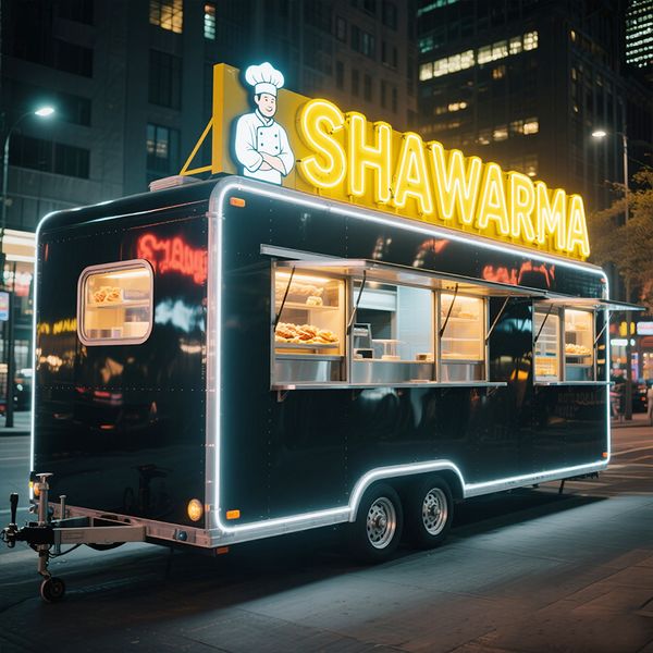 

Ultimate Street Food Business Trailer | 304 Stainless Steel Kitchen for Chips, Ice Cream, Coffee & Burgers