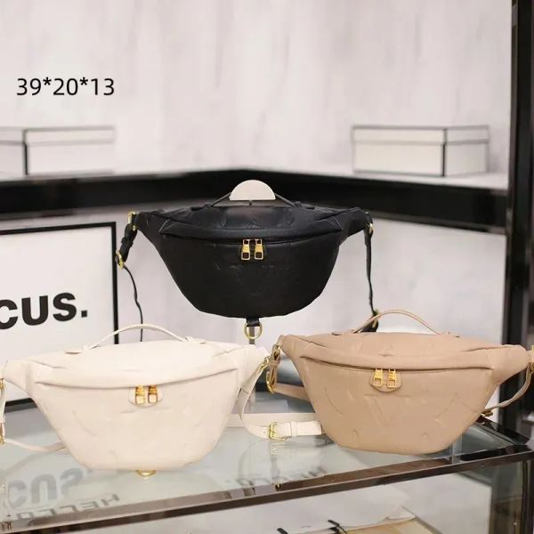 

Designer Waist Bags Cross Body Newest Handbag High quality Black Bum Fanny Pack Men Women Luxury bag Travel Bag Famous Bumbag, Cream