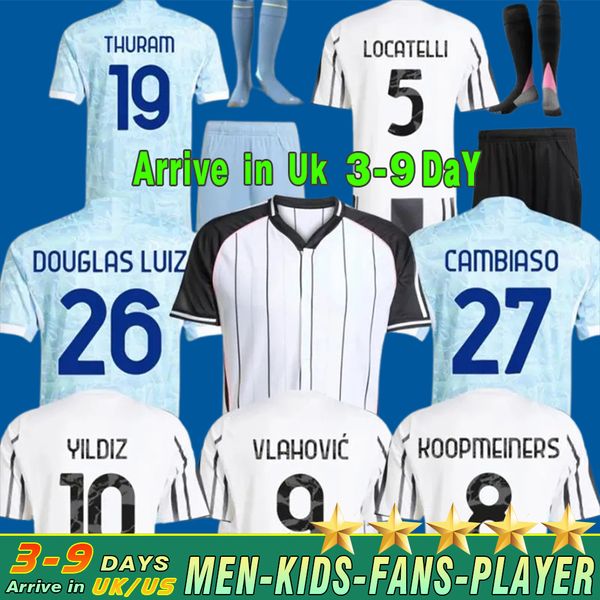 

25 26 soccer jerseys Fans Player Home Away Yildiz Openda Bremer F.CONCEICAO DOUGLAS LUIZ Thuram N.GONZALEZ Gatti J.DAVID 2025 football shirts Men Kids Kit jersey A10, Yellow