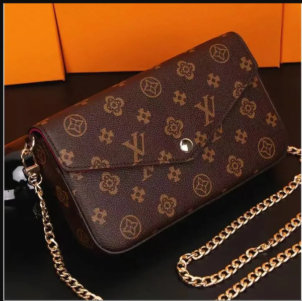 

2023 Fashion Designers Womens Handbags luxurys lady shoulder bag high quality leather messenger bags classic digram flowers crossbody Chains Plaid purses 61276, 11#