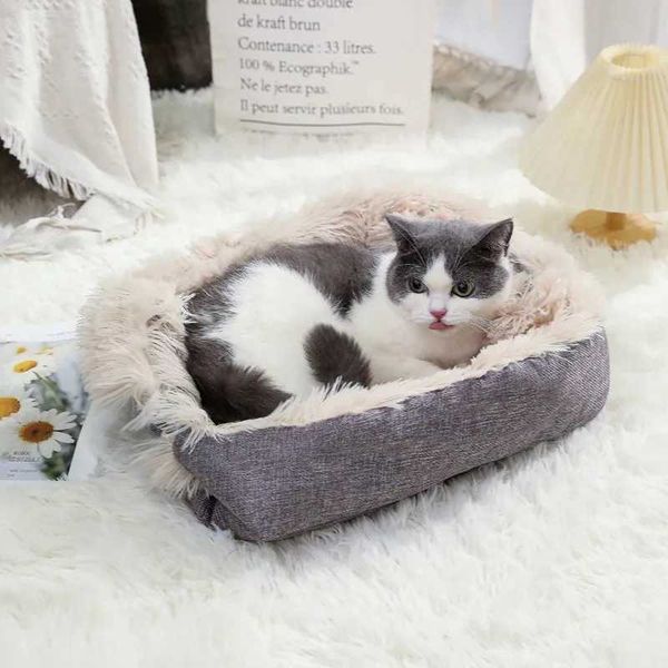 Cat Litter Pet Cushion Dual-purpose Kennel Pad Plush Mattress Autumn and Winter Hammock Pets M251201