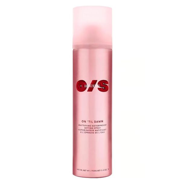 

ONESIZE On Til Dawn Mattifying Waterproof Setting Spray (3.4 oz / 143 mL), Pink