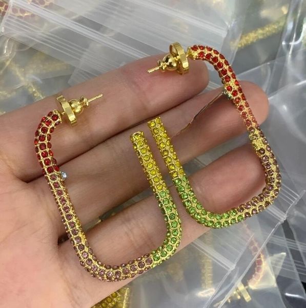 

Luxury Earrings Designer Letters Gold Earring Stud Elegant Women Jewelry Earings Gift Diamond Earring Charm