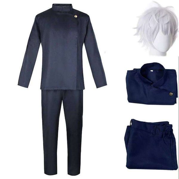 Cosplay High School Uniform Suit Halloween Costume Men Adult Gojo Satoru Full Set