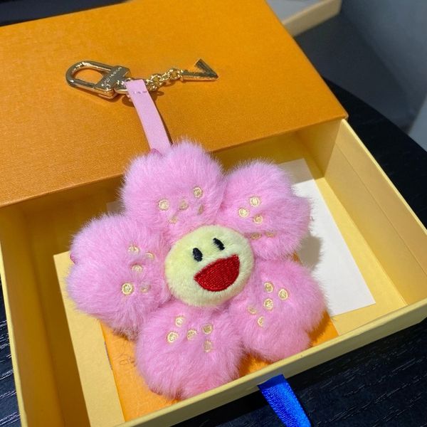 

High Quality Keychains Designer Chain Bag Charm Cherry Bag Charm Fashion Womens Keychain Pattern Style Key Chain, Pink