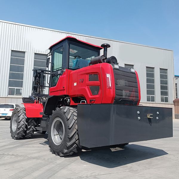 

Off-Road Forklift with High Flotation Tires | Minimized Ground Pressure for Sensitive Surfaces