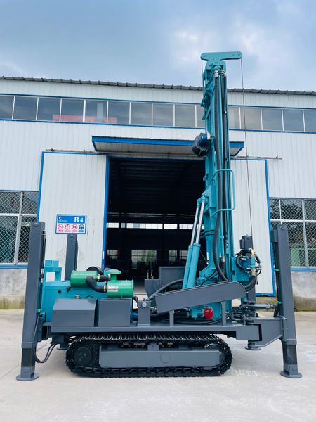 

High Efficiency Diesel Crawler Water Well Drilling Rig Bore Well Drilling Machine