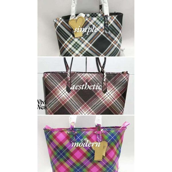 

Designer Luxury Bag Large Capacity Difficult To Fill Women's Tote Bags Saturn Hardware Large Capacity Shoulder Cross Patterned Plaid Commuting Bag, Litchi pattern black