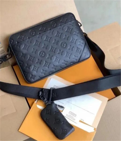 

New High-qualitys Men shoulder bags designer Bag cross body briefcase luxurys man Women messenger bag set satchel handbag Purse Composite package backpacko, Red