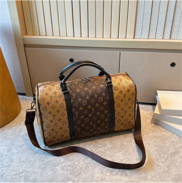

Luxury designer duffel bag High quality Men's travel bag 55 cm embossed large capacity waterproof sports bag Women's duffel bags, 9#