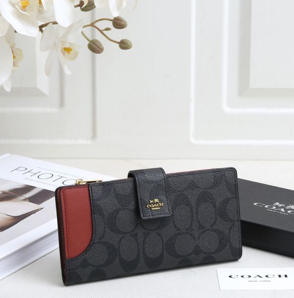 2025 new luxury Designer Wallet Leather Wallet fashion Women Zipper Long Card Holder Coin Wallet Women Show Exotic Clutch Wallet C006#