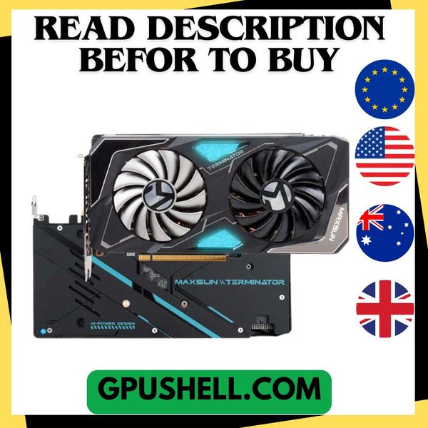 USED MAXSUN Graphics Cards RTX 3060 Terminator 12G/8G GDDR6 GPU NVIDIA Computer PC 192bit/128bit Gaming Video Card