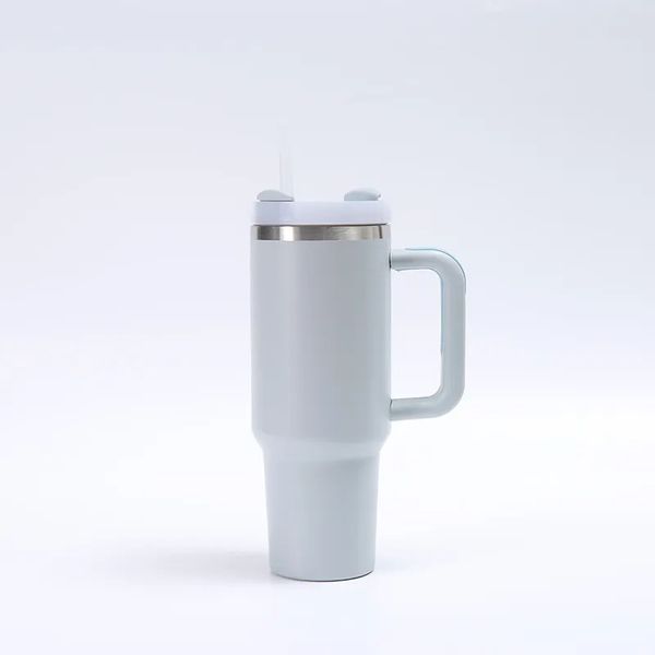 

New 40 OZ Love Shack Fancy Floral Cups With Bow Cap Stainless Steel Tumblers with handle Lid and Straw Purple Stars Car Mugs Chocolate Gold Water Bottles 0409, Khaki