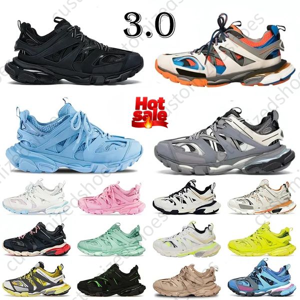 

desinger shoes Casual Shoes mena s designer shoe Designer Track 3 3.0 shoes Luxury sneakers for mens womens White Black Green Pink Runners Tracks 3 mens trainers 36-45, Blue