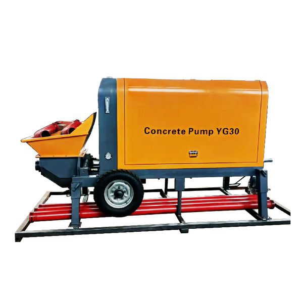 

Advanced Trailer Concrete Mixer Pump | Dual-Fuel Efficiency, Extended 100m Pipeline Included for Immediate Use