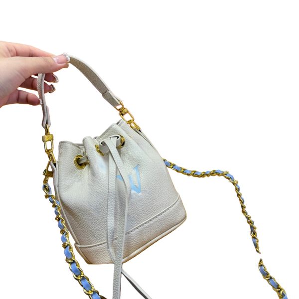 

10A Designer bag Genuine Leather Bucket Bag Drawstring Bag For Women Purse Women's Luxury Shoulder Bags tote bags Croos body 42225 new style size S L, A5