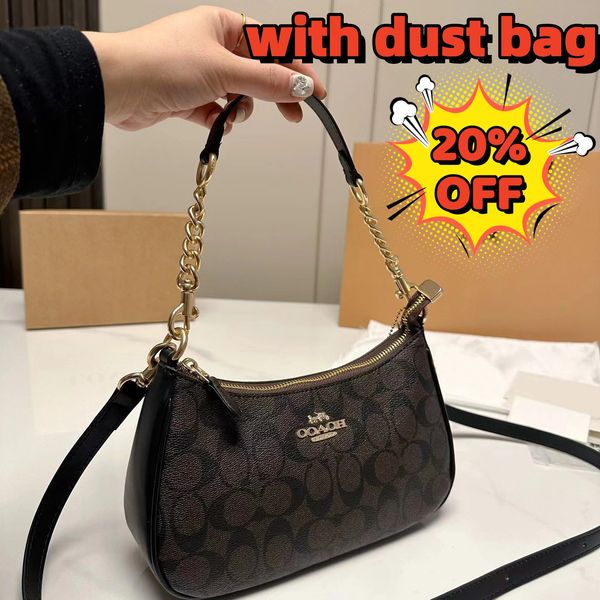 

Designer Bags Shoulder Bags crossbody bags Underarm Small wallet bag Handbags Women Half-moon ladies Baguette Purse Chain Strap Croissant bag Chain Bag dhgate bag, #13 20cm