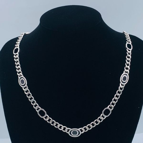 

Designer Necklace Luxury Gold Sliver Chain Womens Pendant Necklace Jewelry Bracelet Necklaces for Women Couple Wedding Party