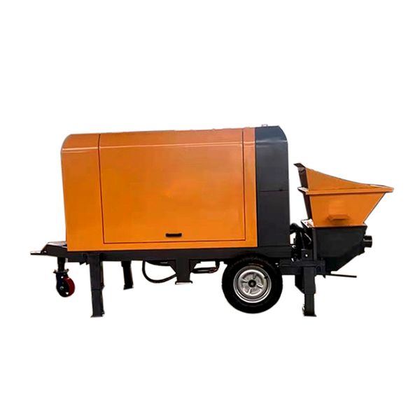 

Robust Portable Concrete Mixer with Pump | New Diesel-Powered Workhorse for House Foundation and Framing