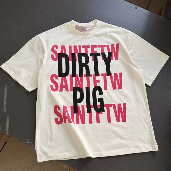 2026ss Letter Print T-Shirt Men Women Oversize Top T Shirt Tee Tops