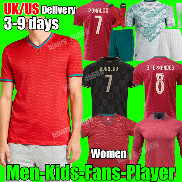 

2026 World Cup Portugal soccer jersey Portuguese RONALDO BRUNO FERNANDES DIOGO J. DANILO BERNARDO Portuguesa Joao Felix women Football shirt Portugieser Kids Kit, 2026 special edition