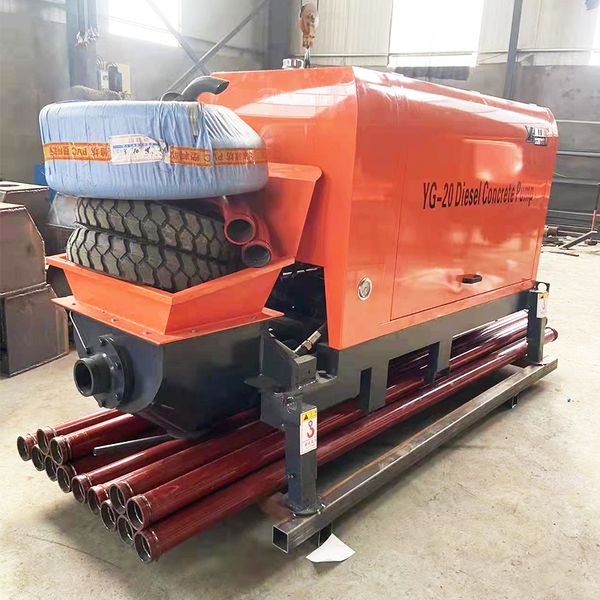 

All-Terrain Concrete Mixer Pump Trailer | High-Performance Electric/Diesel Models, 100m Pipes Provided Free