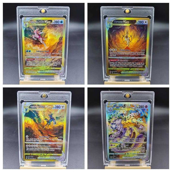 Cards Palkia Arceus Dialga Self Made Single Card Game Card Gift Toy L251204HJWB