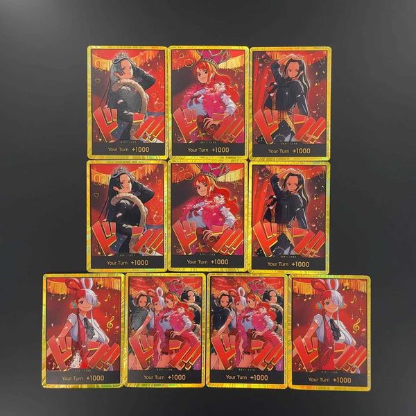 Piece English EB03 DON card Heroins Nami Boa Uta Textured Foil Card Collectible Cards L251204SI09