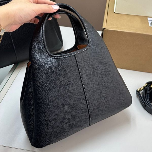 

Lana Designer Leather Tote - Versatile Handbag for Women's Everyday Essentials Bucket Shoulder Bag 23 10A, #7