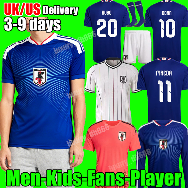

2026 World Cup Japan soccer jersey DOAN KUBO MAEDA ISAGI ATOM TSUBASA MINAMINO ASANO ITO -4XL home away goalkeeper fans player adult kids kit football shirt, 2026 gk adult