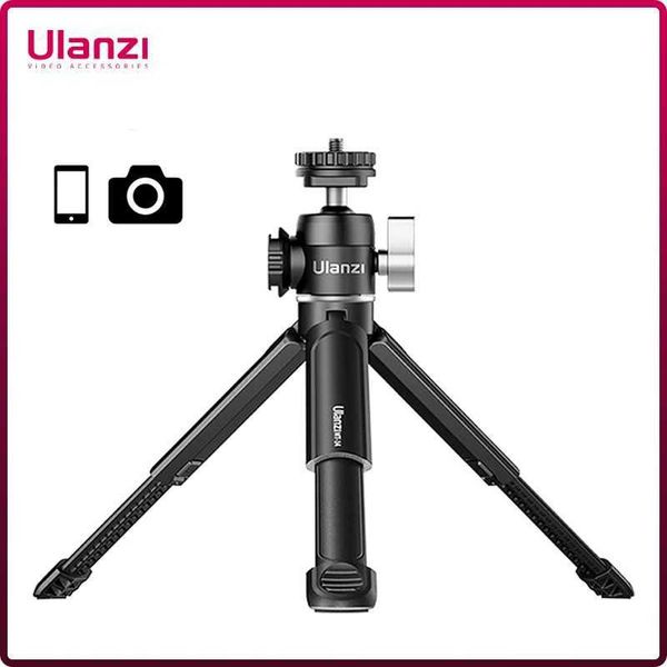 Ulanzi U-Vlog Lite Extendable Tripod Dual Cold Shoe Ball Head Volg Tripod for Smartphone DSLR Camera M251205