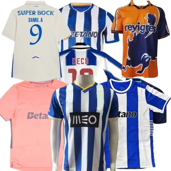 Retro Porto 87 91 92 94 95 96 98 99 2000 03 04 2010 11 12 13 14 15 17 18 25 26 DECO Soccer Jerseys PEPE FROHOLDT SAMU.A R.MORA GABRI VEIGA FALCAO BEDNAREK Football MEN KIDS Shirts