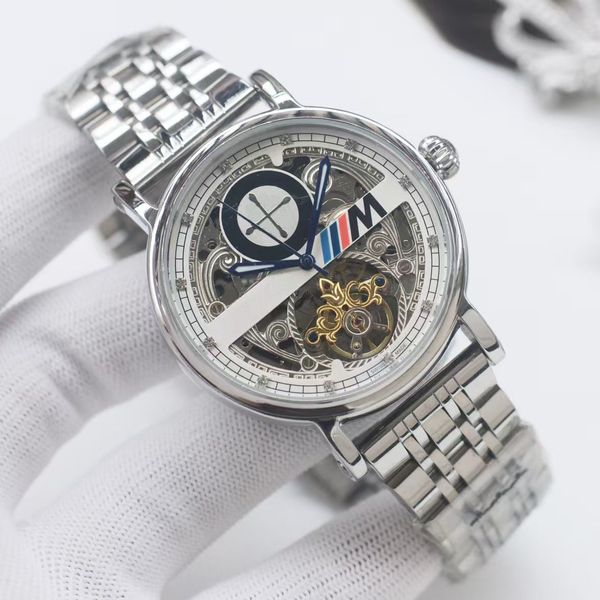 

Men's Wristwatch Defines High-End Watch Standards, Premium Stainless Steel Case with Cowhide Strap, Top-Grade Watch with Excellent Quality and Exquisite Appearance, Split