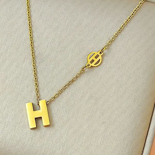 

Designer Necklace Necklace for Women Letter Initial Necklaces Gold Chain Layered Luxury Jewlery Designer for Women