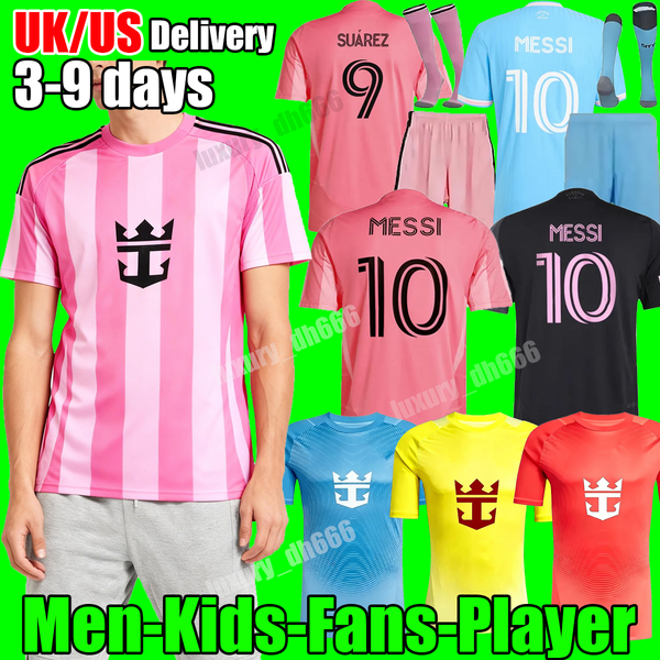 

4XL 25 26 Inters Miami soccer jersey SUAREZ MESSI CAMPANA YEDLIN XXXL home away Third 3rd goalkeeper fans player adult kids kit football shirt, 25 26 gk3 adult