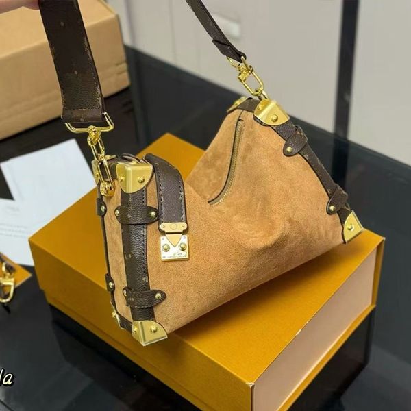 

Designer women Side Trunk womens burgundy handbag leather crossbody bag lady zipper closure case bag women box bag meeage bag, Yellow