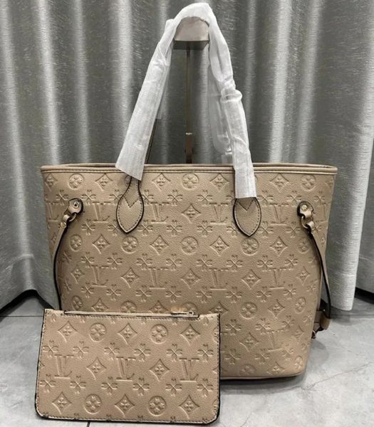

2025 Designer 2pcs Set Embossed Flower Women Crossbody Handbag Shoulder Bags Fashion Composite Ladys Clutch Tote Bag shopping Female Coin Purse wallet, #23
