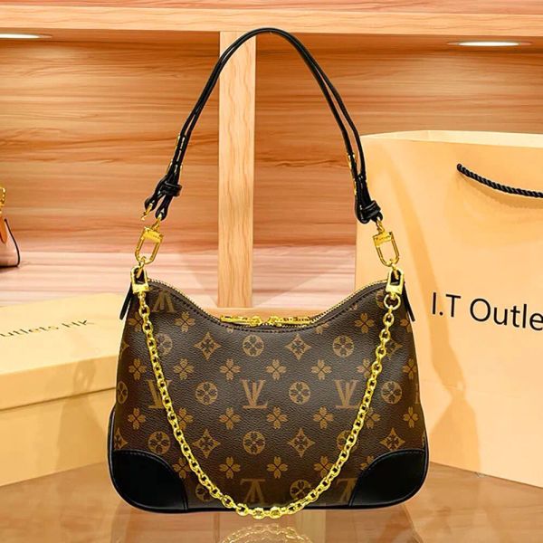 

Designer Shoulder Bag Tote Women Crossbody Bags Leather Luxury bags Black Diane Baguette Handbag Large-capacity Canvas Strap Letters Woman Wallet Purse, Coffee