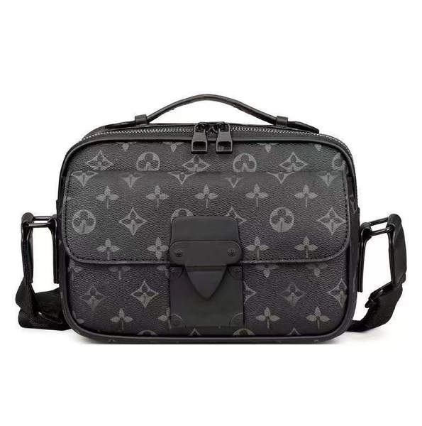 

High Quality Mens Luxurys trio outdoor Men shoulder bags designer cross body man messenger bag Satchels satchel fashion handbag Composite package backpack, Gray flower8888