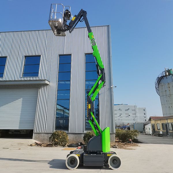 

2025 Machinery New Arrival Articulating Boom Lifts Hydraulic Driving System Telescopic Arm Max 9m Aerial Lifting Platform