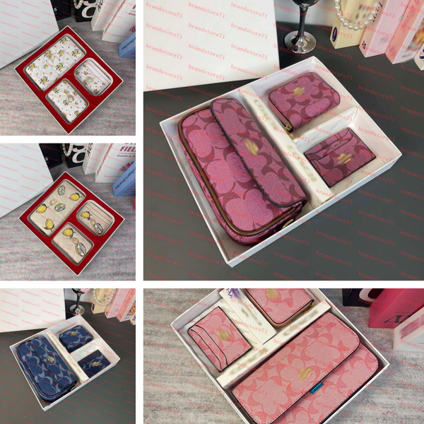 

Wholesale and retail Designer (bag + wallet + card case) Cherry bag Wallet Underarm Bag Combination Set Print Embossed Classic Crossbody Bag M914563, Red