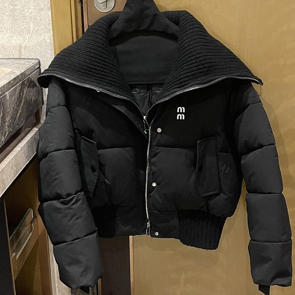 

Fashion designer women coat highquality stand up collar short thick top winter down casual womens jacket, B1