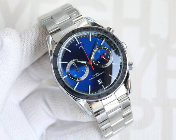 

Elegant Choice of Cowhide Strap: Matching Men's Wristwatch and High-End Watch, Top-Grade Watch with Excellent Quality and Exquisite Appearance, Blue