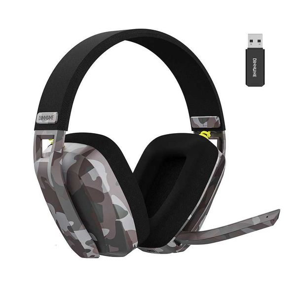 BINNUNE BW06 24GHz Wireless Gaming Headset with Mic for PC Mac Microphone M251208