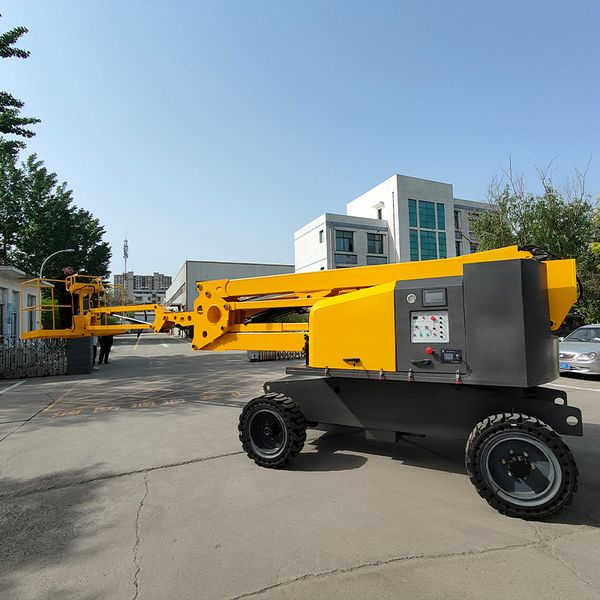 

Mobile Hydraulic Telescopic Boom Lift | Trailer-Mounted Platforms with 10m, 16m, 24m Reach