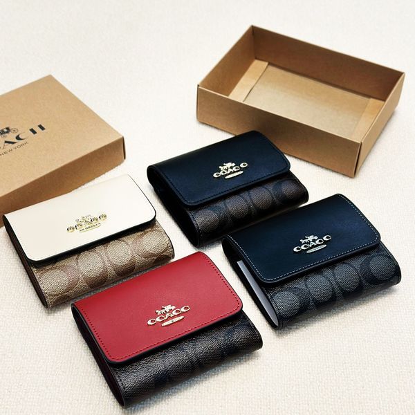 

Chic Woman's Accessory: Premium Quality Black Leather Coin Pouch Plus Compact credit Card Storage Organizer, #10