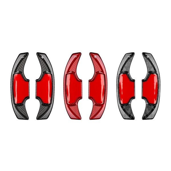 Carbon Fiber Car Paddle Shifter Extension Fit For Mustang 24+ T-carbon Shifting Paddle Shift Auto Interior Accessories